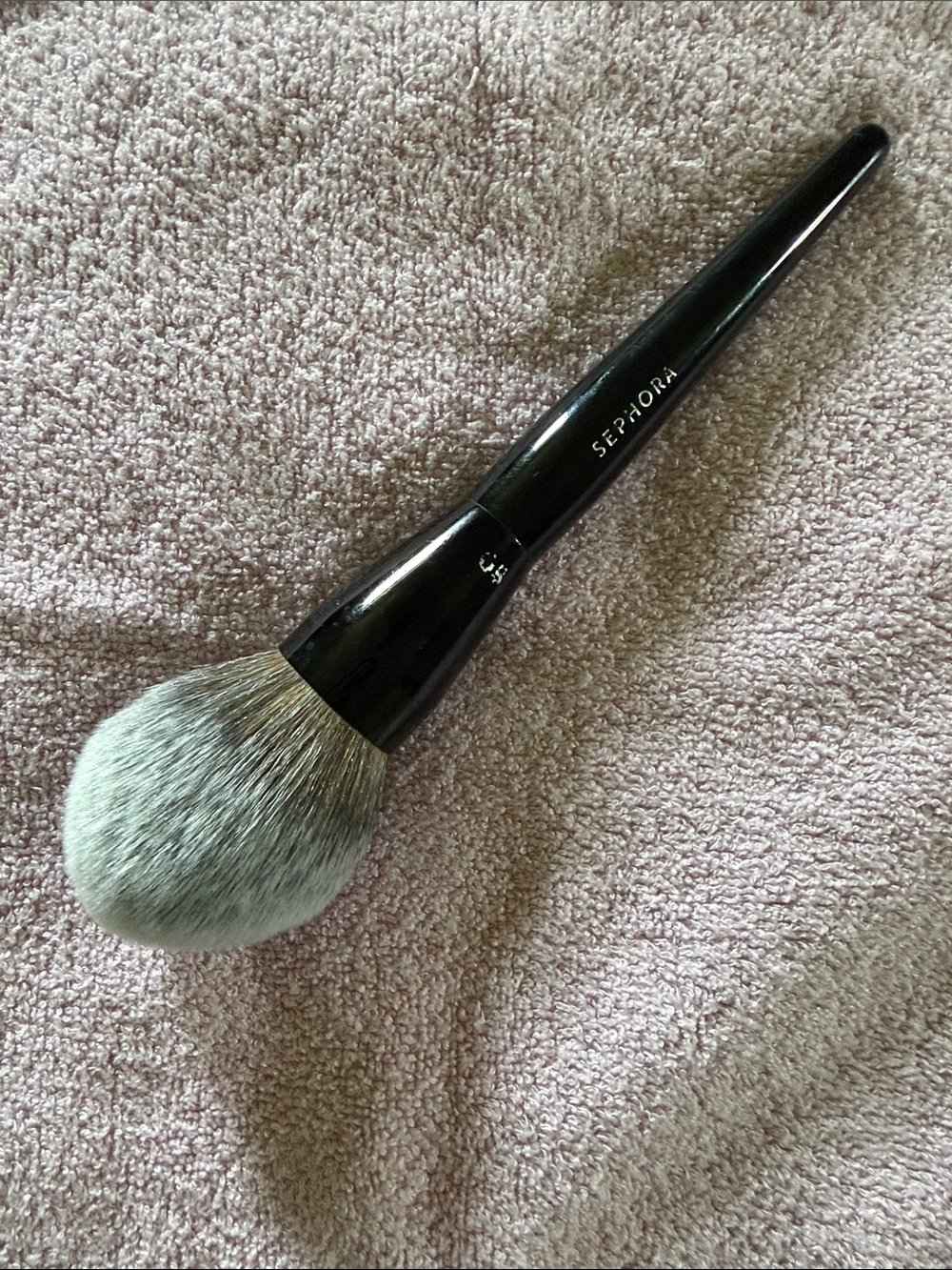 Sephora Powder Brush - Black Handle with Gray Bristles